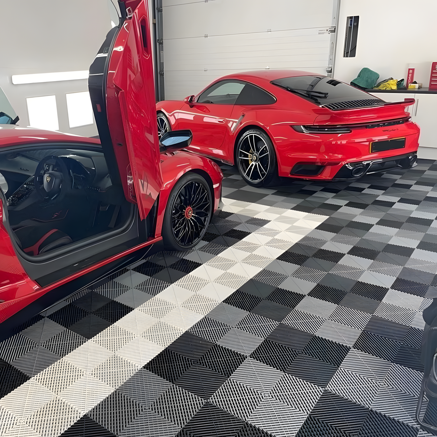 RaceGrid Garagen Klickfliesen